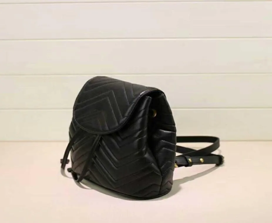 Backpack designer di lusso Donne Mini Brackpack Borsa per zaino Backpack in pelle nera di alta qualità 2020 Designer di lusso da donna B7817380