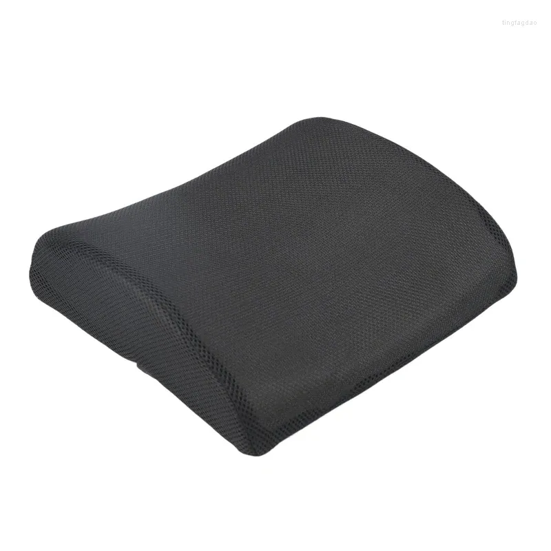 Kudde -Memory Foam Seat Chair Lumbal Back Support for Office Home Car Black
