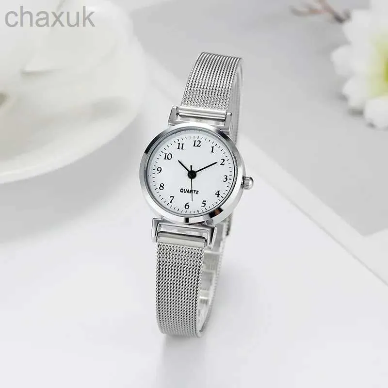 Polshorloges vrouwen zilveren armband kijkt naar kleine pols horloge mode dames klok reloj mujer relogio feminino d240417
