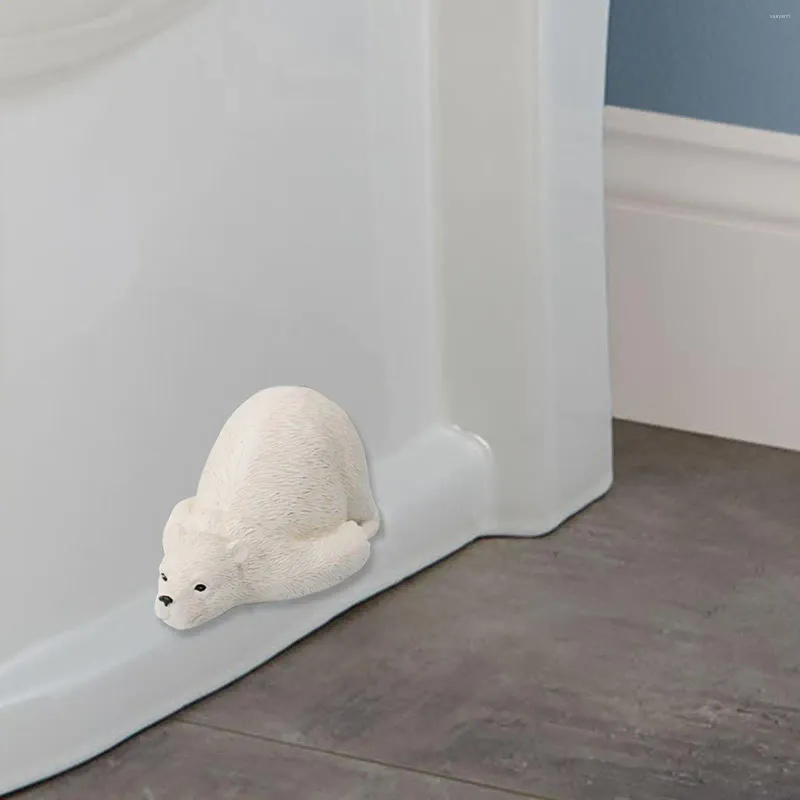 Badaccessoire set Polar Bear Toilet Bolt Cap Decoratief Cover Creative Gift Vervanging Part Mooi badkamer Decoratie ornament