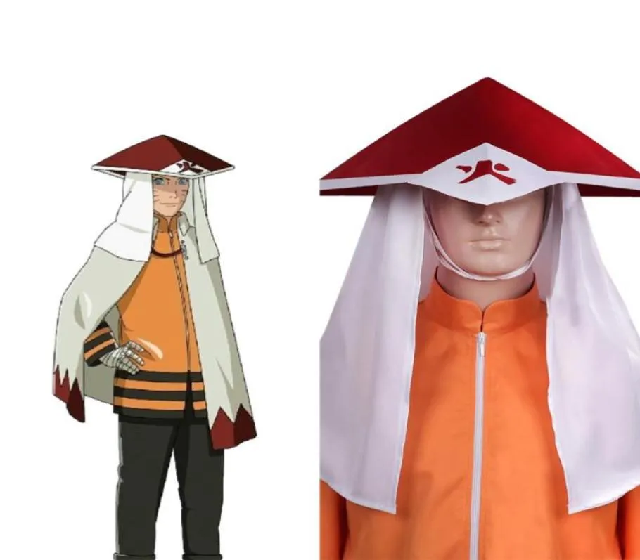 その他のイベントパーティーは、Hokage Sarutobi Hiruzen 3rd Cosplay Anime Uzumaki Large Rain Hat Unisex Halloween Fancy Capのみ5926313