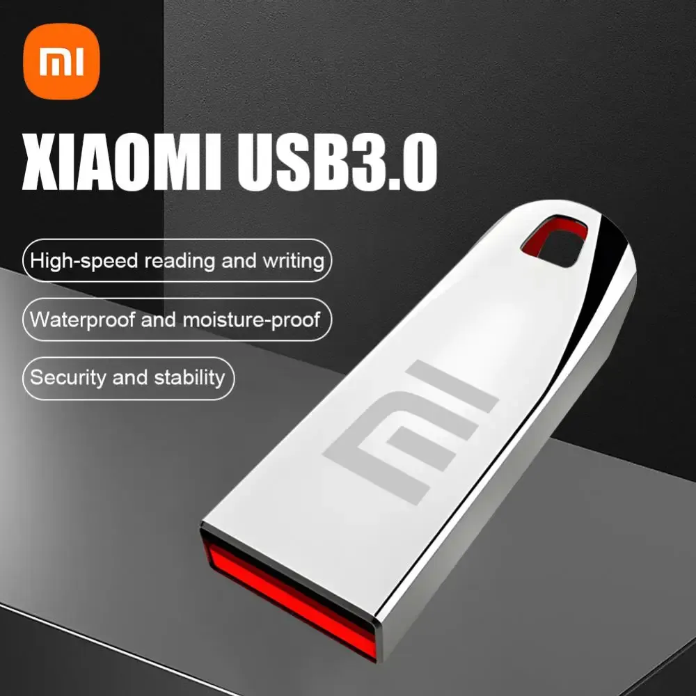 Adapter Xiaomi Metal 1TB Pen Drive USB 3.0 2TB Pendrive 128 GB USB Flash Drive USB Memoria 2TB USB -stick för PS4 PS5 Tillbehör Xbox One