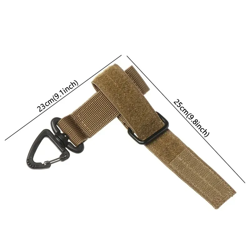 Multi-purpose Outdoor Tactical Gear Clip Secure Pocket Belt Keychain Webbing Gloves Rope Holder Military Outdoor Accessories