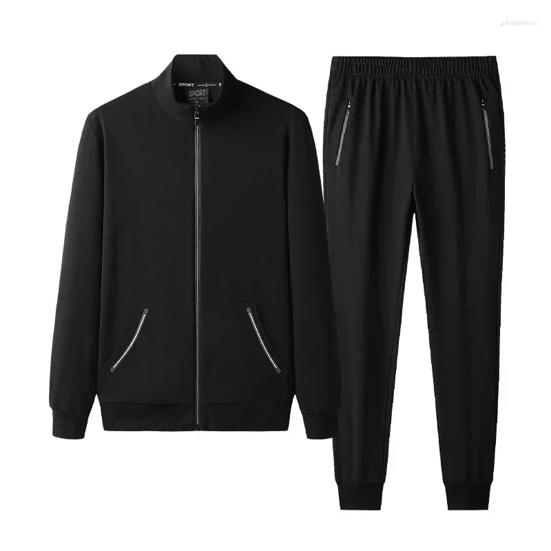 Tracksuits voor heren aankomst mannen trainpak Koreaanse modeheren sets casual hoodie winter zipper warme jassen zweetwedstrijden plus maat 9xl