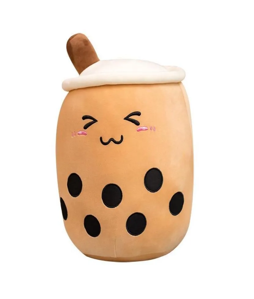 2550 cm Carton Cartoon Reallife Bubble Tea tasse d'oreiller en forme de coussin super doux