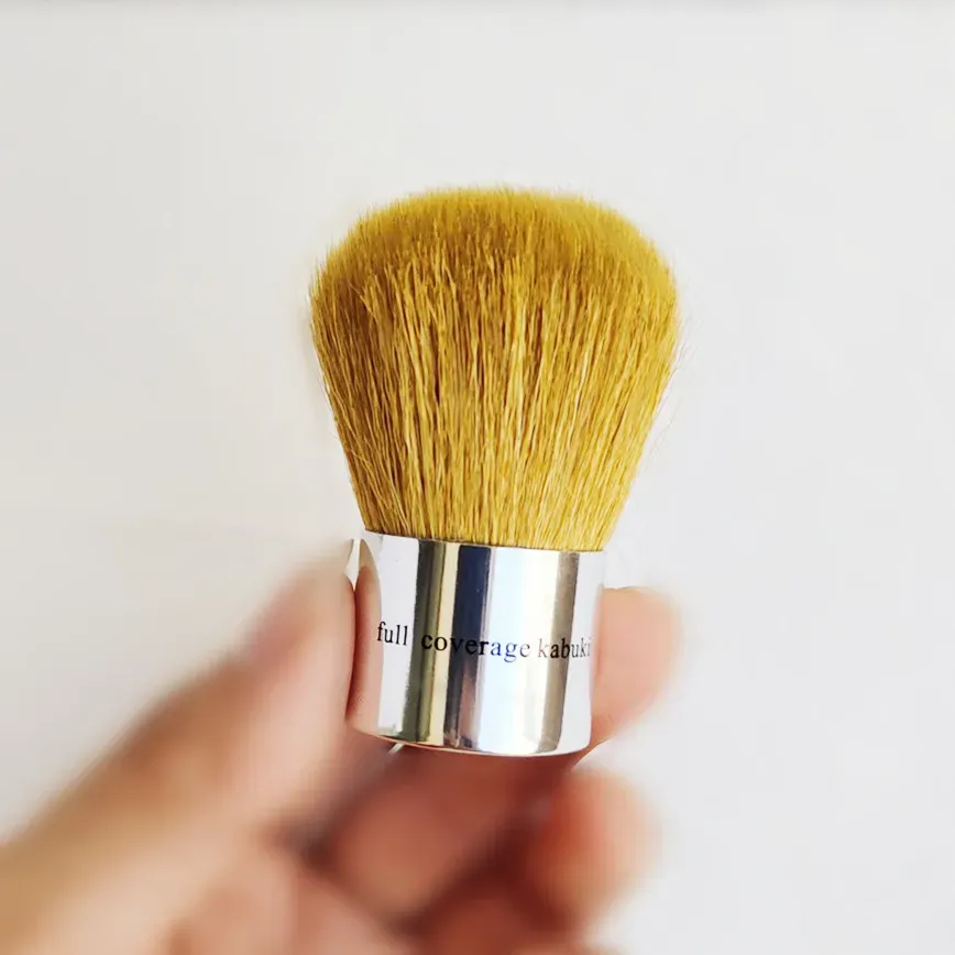 id Escentuals Makeup Brush Full Coverage Kabuki Brush Goat Bristles Powder Blush Contour Cosmetic Beauty Tool