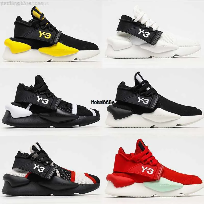 OG Mens Y3 Chaussures Kaiwa Designer Sneakers Kusari II Fashion Femmes Blanc Blanc Rouge jaune jaune TRENDY DADY Y-3 TRAINS CASSORATIONS TRAIN