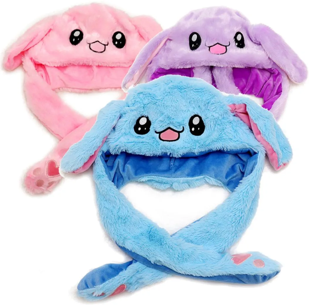 Cute Bunny Ears Cartoon Plush Hat Birthday Cosplay Gift Children Clothing Accessories8988288