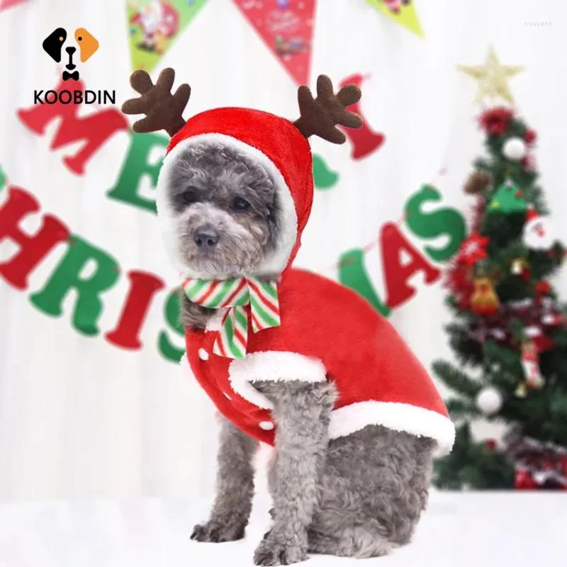 Hundebekleidung Winter Flanell Weihnachtstag Dressing kleiner und mittelgroße Katzenkleidung für Haustiere, die Welpe Kleidung erscheint