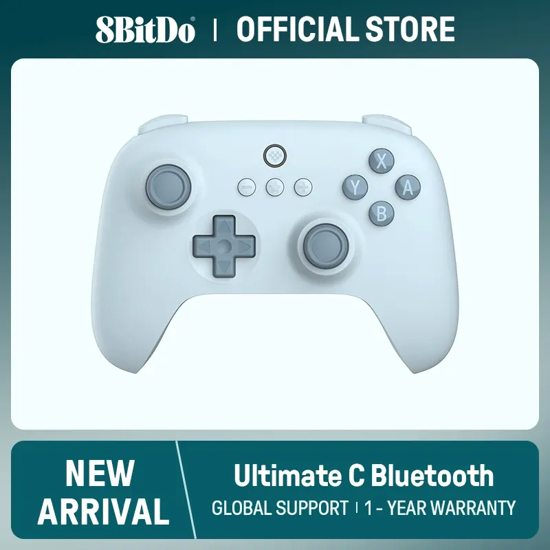 Мыши 8 -битдо Ultimate C беспроводные Альпы джойстик Bluetooth Gaming Controller для Nintendo Switch Oled Lite