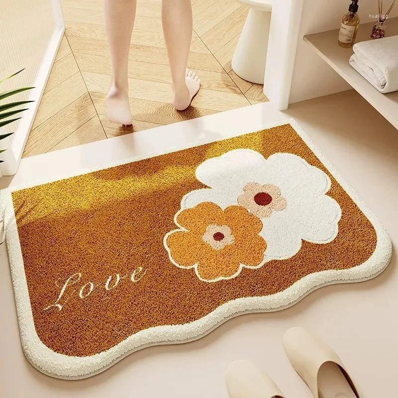 Carpets 1pc Area Rug Mat Soft Comfortable Absorbent Non Slip Standing Floor Kitchen Bathroom Laundry Room Entrance Mats Living