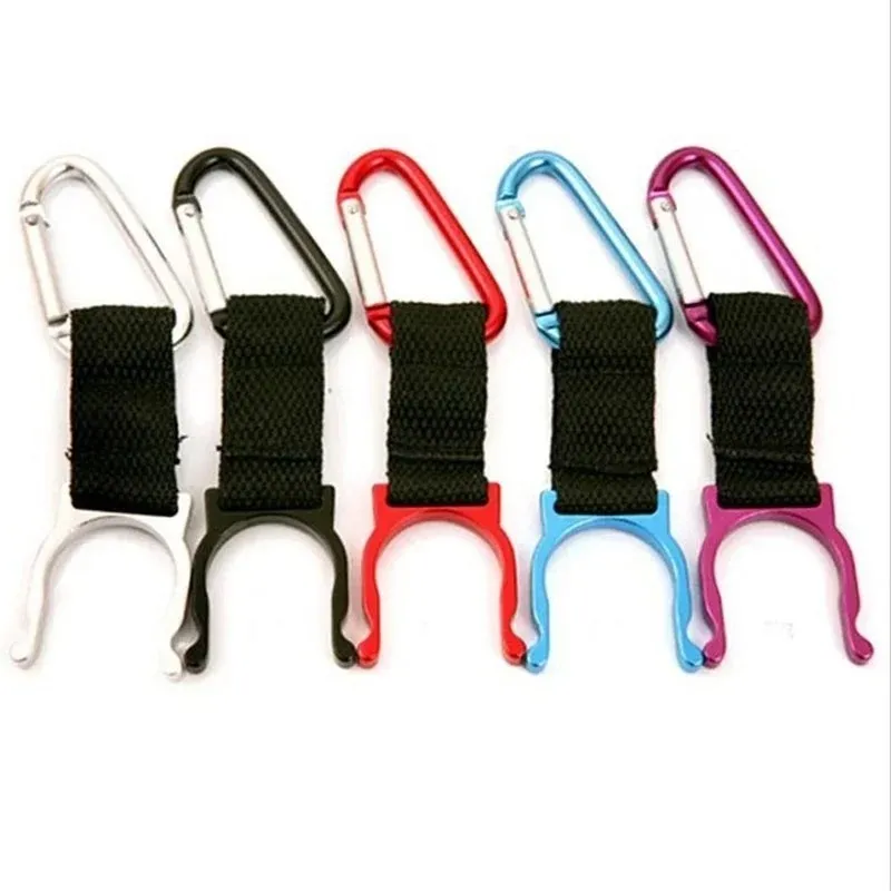 Clip gancio con fibbia della fibbia di alpinismo clip portatile portatile porta portachiavi alpinismo multicolore