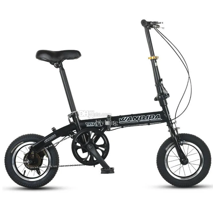 Bicicleta de bicicleta dobrável de 12 polegadas/14 polegadas de bicicleta Ultralight portátil Mini Bike de estrada não deslizante para crianças adultas