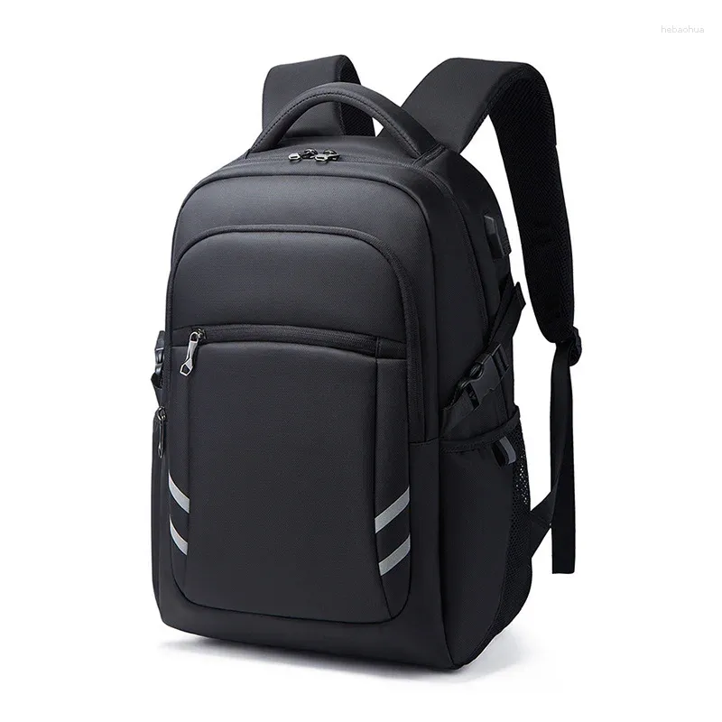 Sac à dos 15.6''laptop pour hommes de haute qualité sac à affaires Oxford Sac de loisirs en ordinateur avec port USB