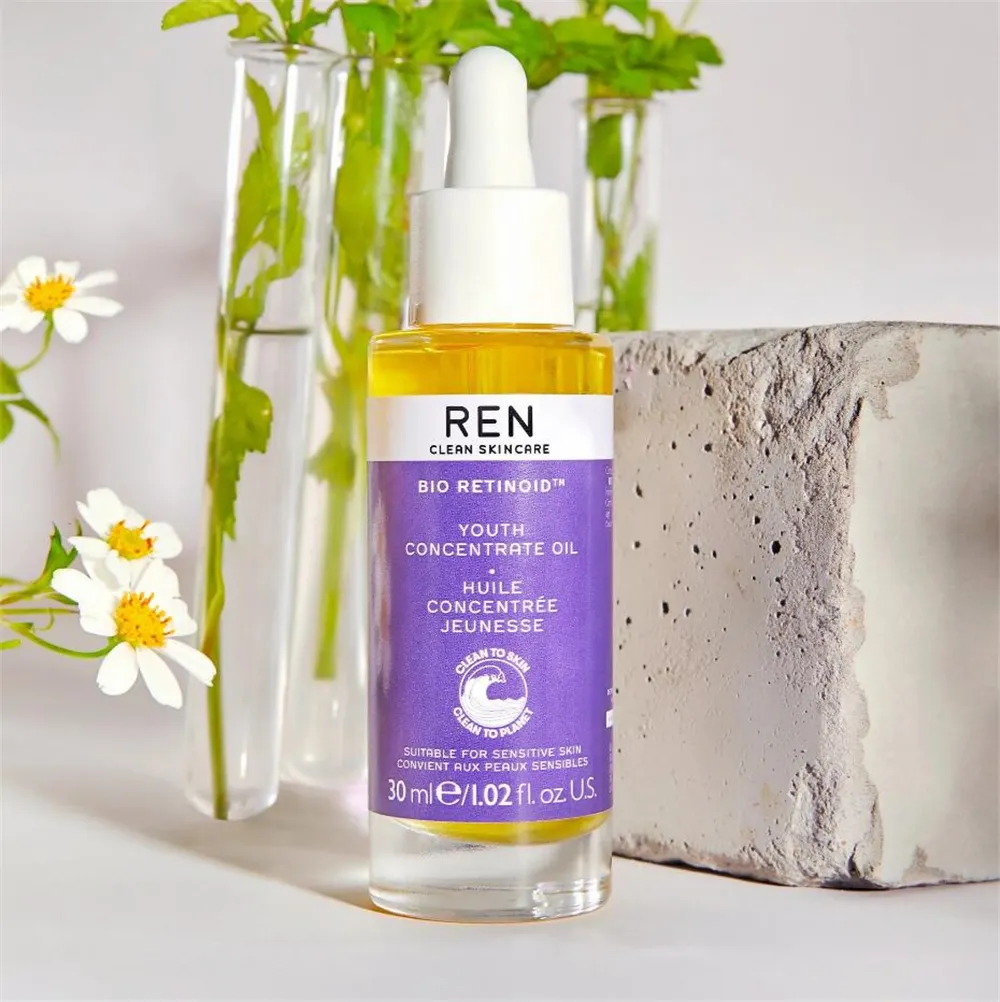 Crème de soins de la peau Ren Clean Bio Youth Concentrate Huile 30 ml Face Sérum Acné Skin Care Essence Hydrating Réparation Sérum Ship rapide