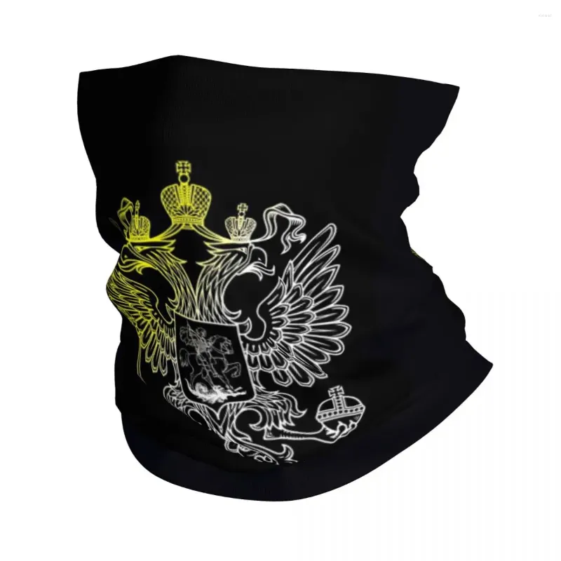 Sjaals Russische embleem Bandana nek Gaiter bedrukte balaclava's wrap sjaal multi-use hoofddeksels lopen unisex volwassen ademend