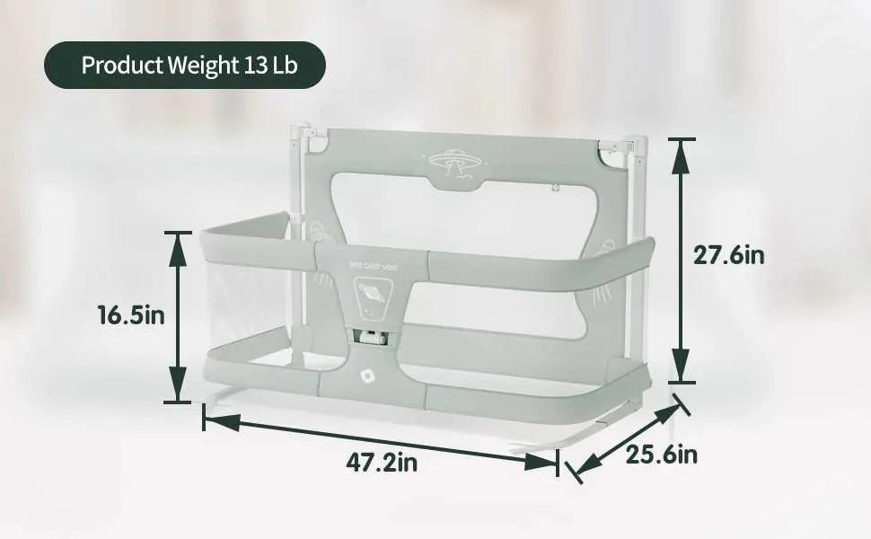 Adaptable Crib DHgate.com:3-in-1 Baby Crib with Adjustable Guardrail, Convertible Crib ...