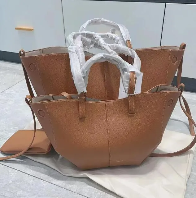 Cyme Tote Bag Grain Leather Designer металлические аппаратные пляжные пакеты дамы повседневные кошельки сумочка с вареньем для плеч с большой емкостью
