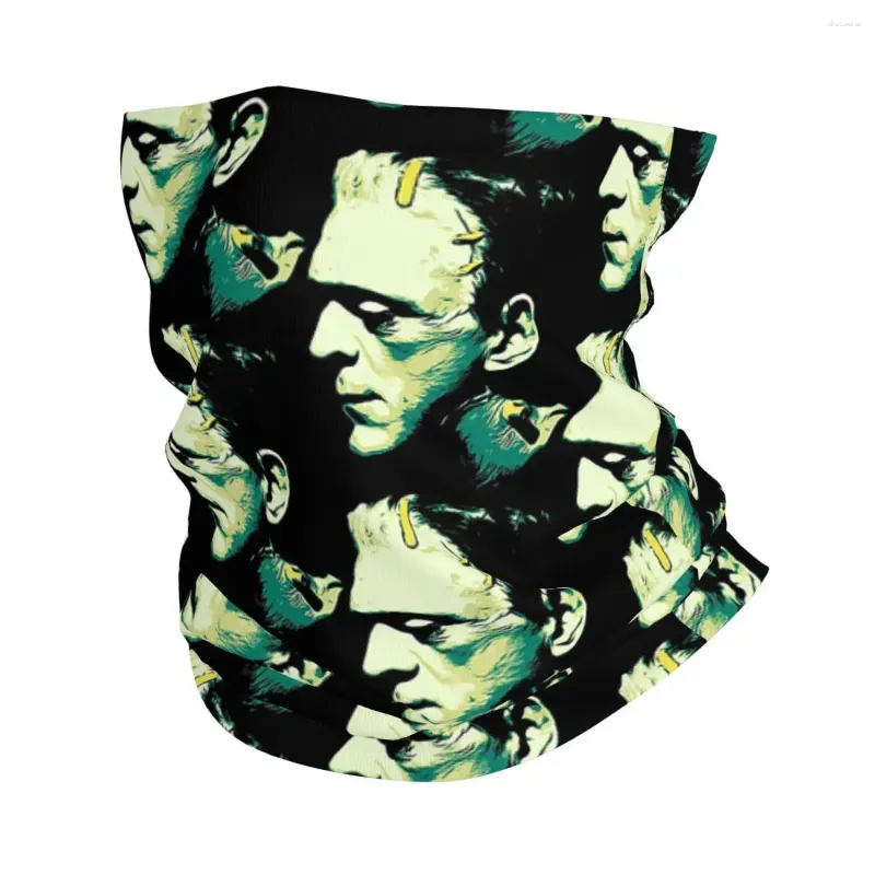 Échantillonnage Frankenstein fan art horreur monstre bandana couvre cou couvercle imprimé balaclavas masque masque écharpe chaude casse-tête pêche adulte lavable