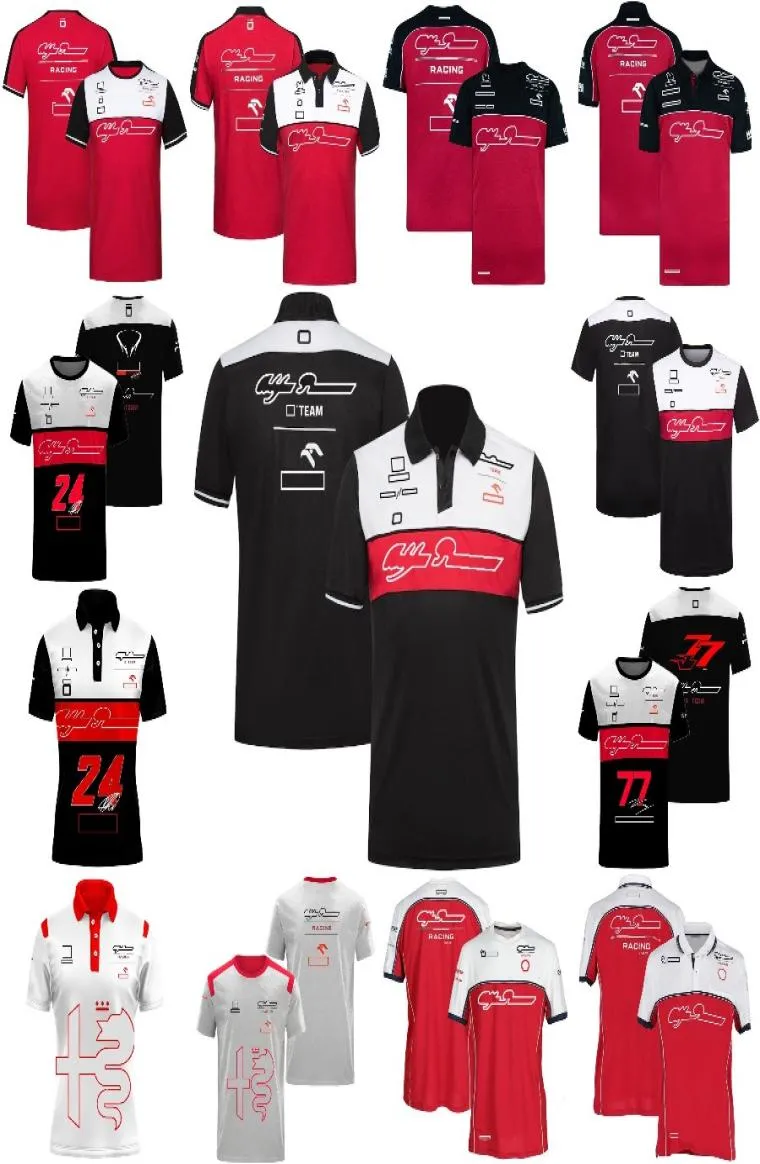 F1 Polo Shirts 2022 Formel 1 Driver Racing Tshirt Jersey Team Casual Quick Dry Short Sleeve Extreme Sports Spectator Tshirts9624398
