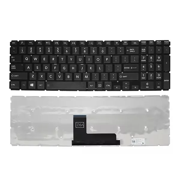 Teclado dos EUA para laptop Substituir para Toshiba Satellite C55-C5390 C55-C5162 C55-C5300