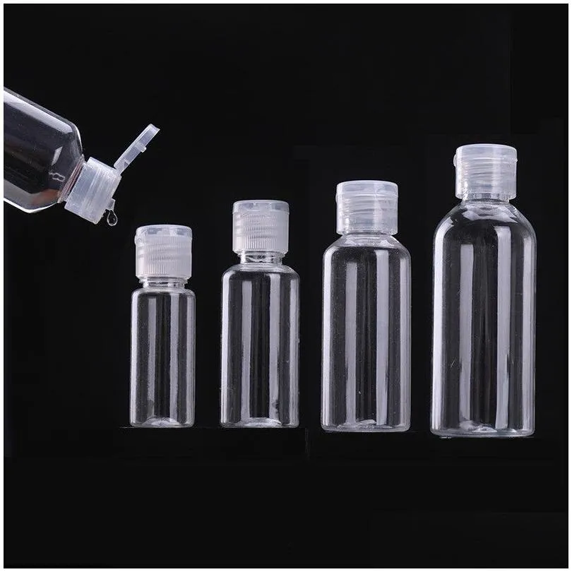 Packing Bottles Wholesale 5Ml 10Ml 20Ml 30Ml 50Ml 60Ml 80Ml 100Ml 120Ml Plastic Bottle Pet Transparent Empty Refillable Travel Contain Dhfiu