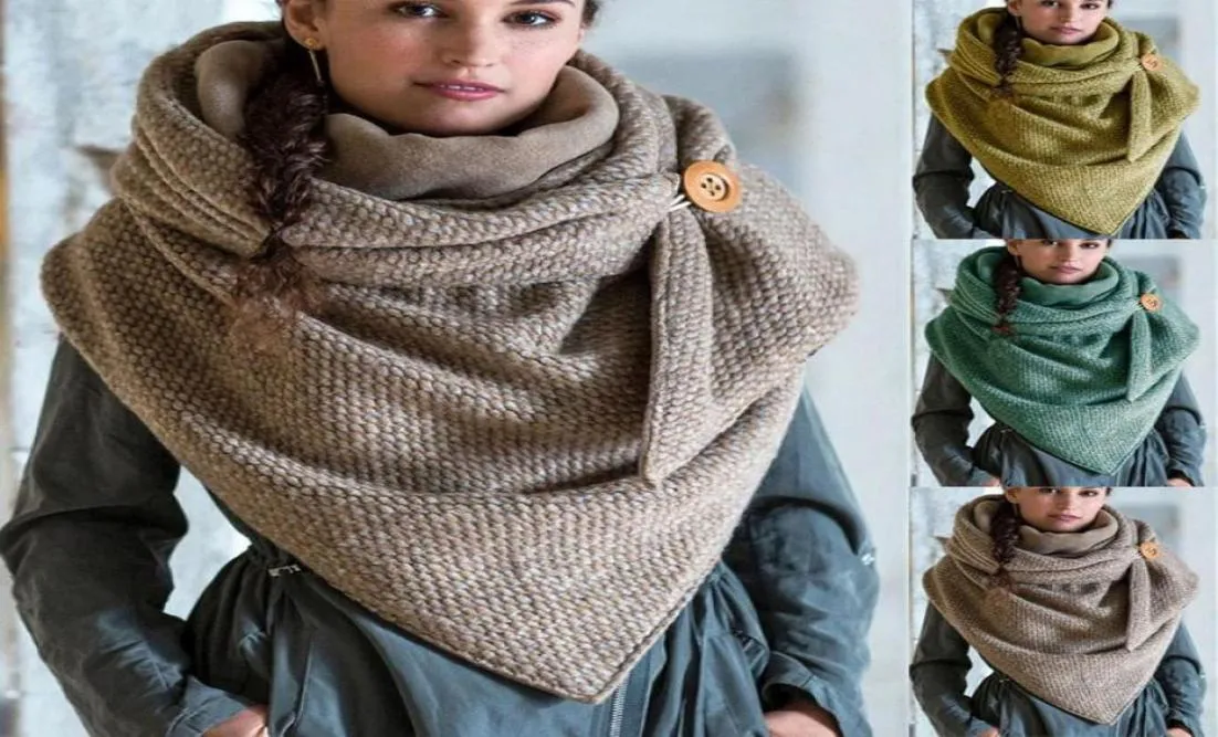 Autumn e calore invernale per adulti imbottiti boccone per sciarpa a maglia morbida maturazione della moda semplice e versatile petto spesso