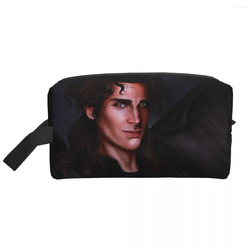 Lagringspåsar cassian från acotar kosmetisk väska för kvinnor en domstol av törnen och rosor toalettartiklar makeup arrangör lady skönhet dopp kit