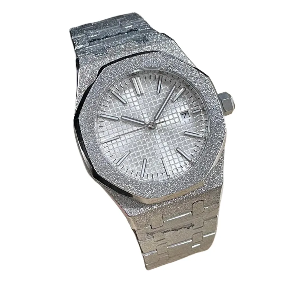 Herrenwache Designer Luxus Automatische Bewegung Uhren hochwertige Größe 41 mm Edelstahlgurt Leben wasserdichte Business Sport Armbandwatchwatch