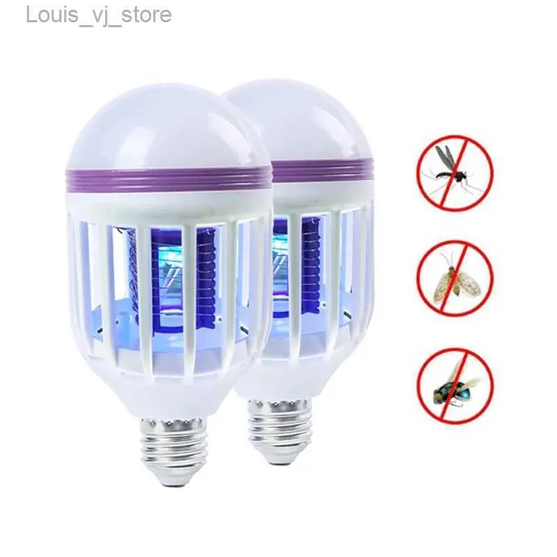 Mosquito Killer Lamps LED Mosquito Control Lampe E27 AC110 127V 220V LED Bulbe pour l'éclairage de la maison Mosquito Mosquito Mosquito Repultent lampe YQ240417