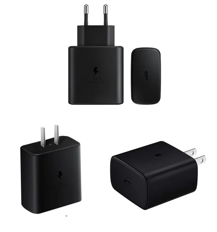 Super szybka ładowarka telefonu komórkowego 45 W EP-TA845 Kabel adaptera typu C dla Samsung Galaxy Ultra S21 A91 A71 A80 Uwaga 10 20 S20 Plus S20