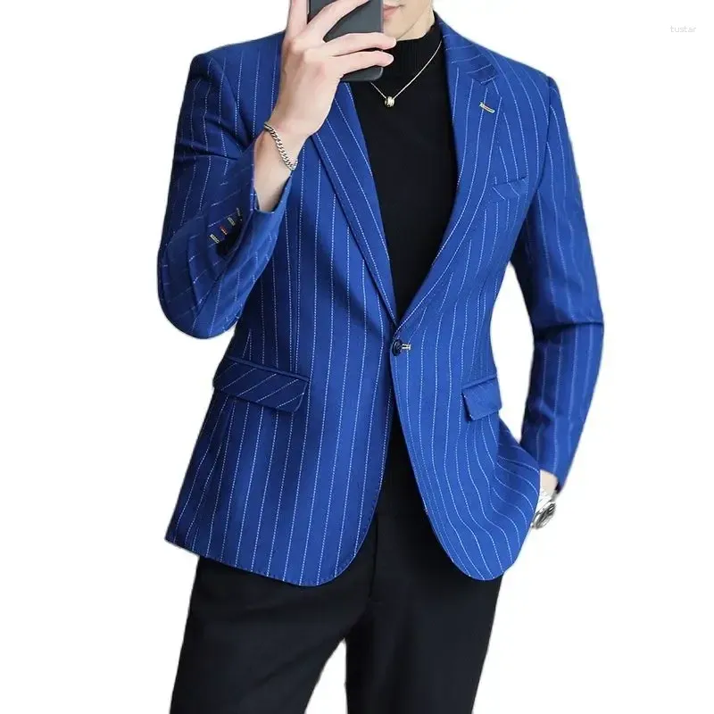 Men's Suits 2024 Large Size Suit Single Breasted Casual Fashion Business Slim Gentleman Professional Dress Coat Free Ironing