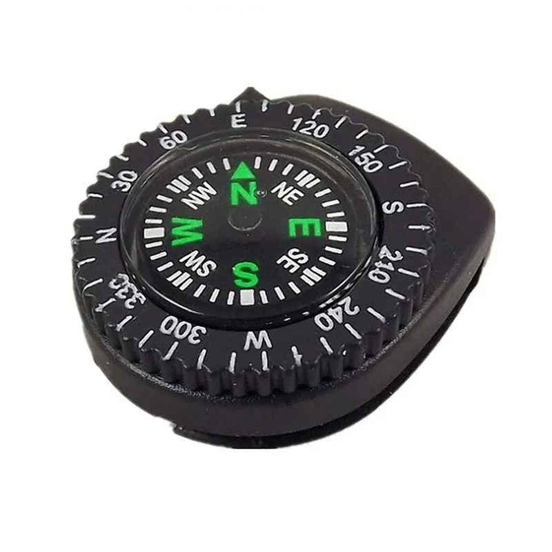 محمولة التخييم ساعة البوصلة فرقة Slip Slide Scasion Compass Compass Camping Compassion Compass STRAP