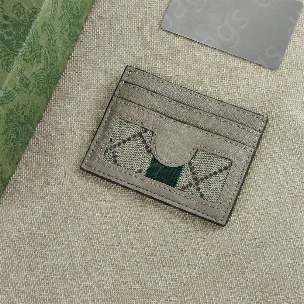 Porte-cartes d'identité de crédit de créateur portefeuille en cuir en cuir en peau de mouton Sacs à carte à carte à carte pour hommes Fashion Mini Cards Sac Coin Purse avec boîte