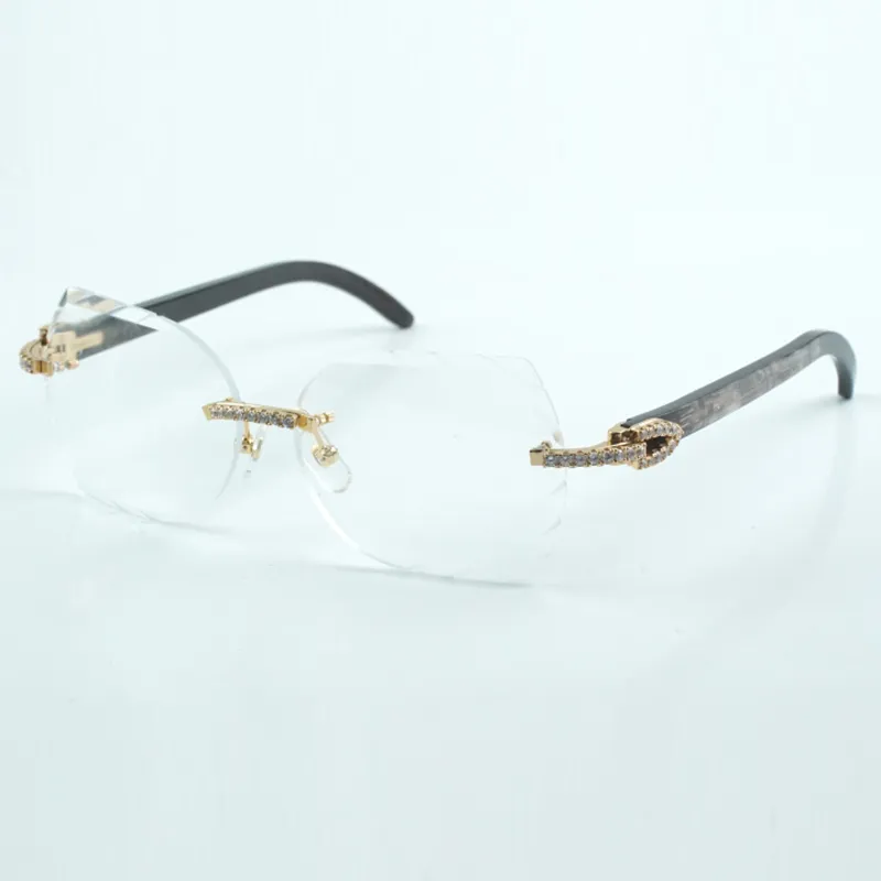 Save Big on Bulk Cartier Buffalo Horn Glasses With Diamonds Buffalo Horn  Eyeglass Frames: Fashionable Medium Diamond Cut Clear Lens Glasses With