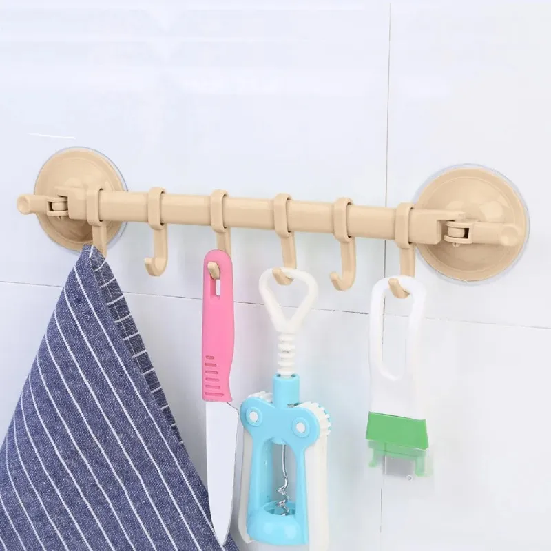 ganci da bagno ganci resistenti a parete durevole aspirazione con aspirazione 6 ganci asciugamano porta la cucina.