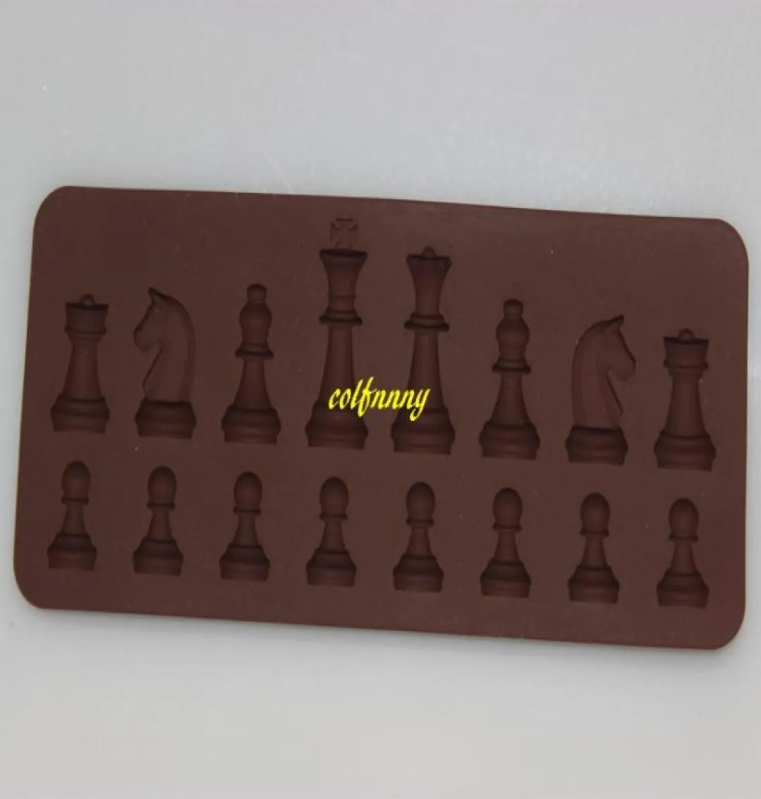 100pcslot Fast New International Chess Silicone Mold Fondant Cake Chocolate Forms For Kitchen Baking7522824