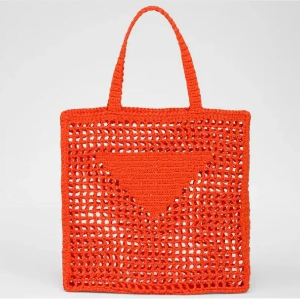 Designers bag Tote Bag Summer Beach weave Straw Raffia Women Hobo Handbag Letter Totebag Cosmetic Bags Purse Lady Luxury Bag