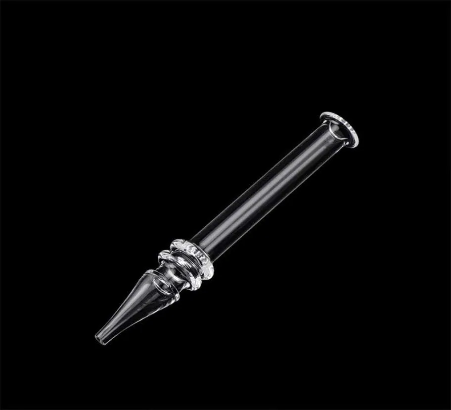 5 Inches Quartz Dab Straw Portable Pen Style Dab Mini NC Clear Heady Quartz Tips Dab Tube For Wax Dry Herb Oil Rigs7088013