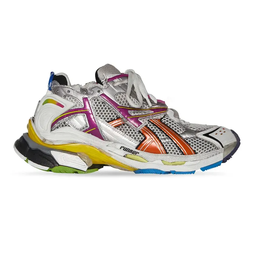 Triple 7 Men\'s Athletic Shoes - Black, Blue, Yellow, Pink Triple 7 Brand Mens Size 13 “BLACK BISCAY” Athletic Sneakers  main image 3