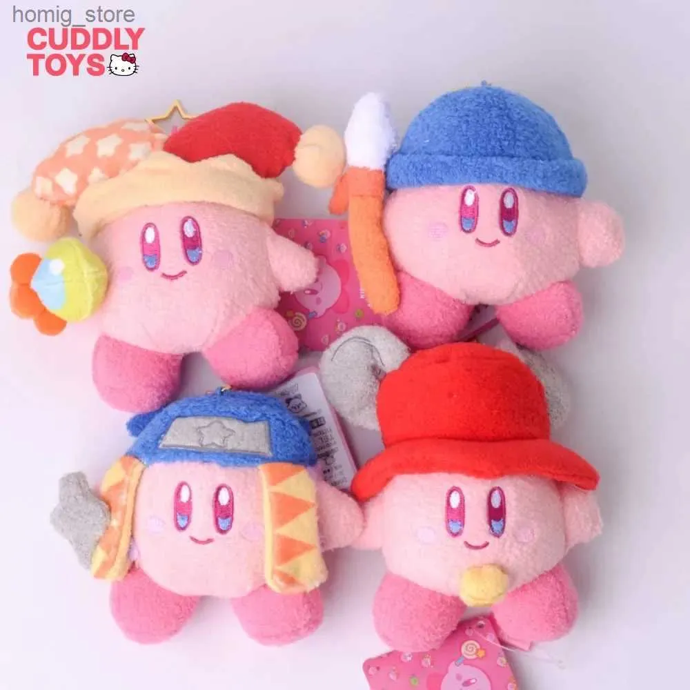 Plush Keychains Kibry Plush Pendant Cartoon Beam Ninja Scarf Strange Rogue Group Soft Pp Cotton Kawaii Kibry Plush Keychain Pendant Girls Gifts Y240415