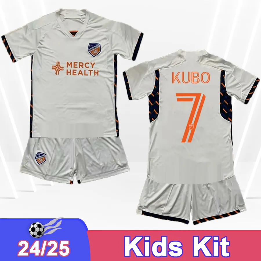 2024 25 Cincinnati Kit Kit Maglie da calcio Kubo Robinson Pinto Foster Jimenez Hagglund Obinna Away Shirts Dai Child Suit Uniforms