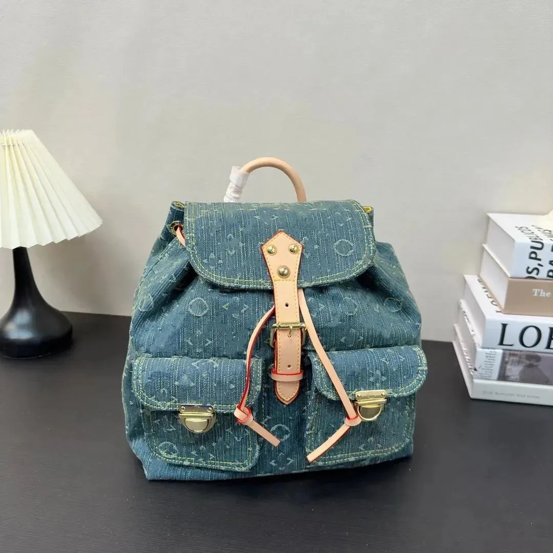 Designer denim bag women SUNSET underarm handbag VENICE backpack MONTSOURIS highs quality tote Shoulder cross body bags Underarm wallet