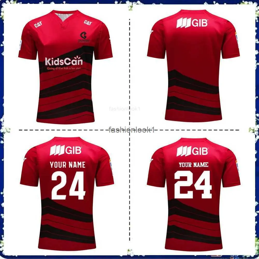 New Arrival Summer Crusaders Super Rugby Home Jersey 2024 Rugby Jersey Training Jersey Crusaders Mens size S--3XL--5XL fw24