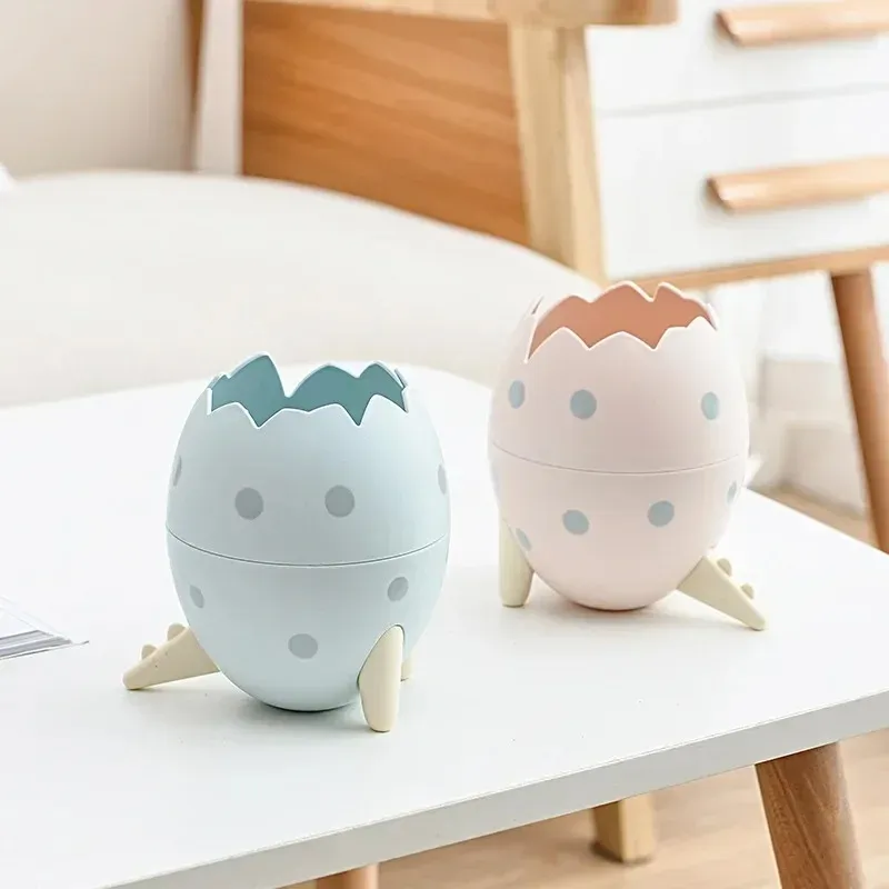 Créatif Dinosaur Egg Forme Holder Solder Office Office Organisateur de bureau Kawaii Makeup Brush Organisateur de bureau mignon de bureau de bureau