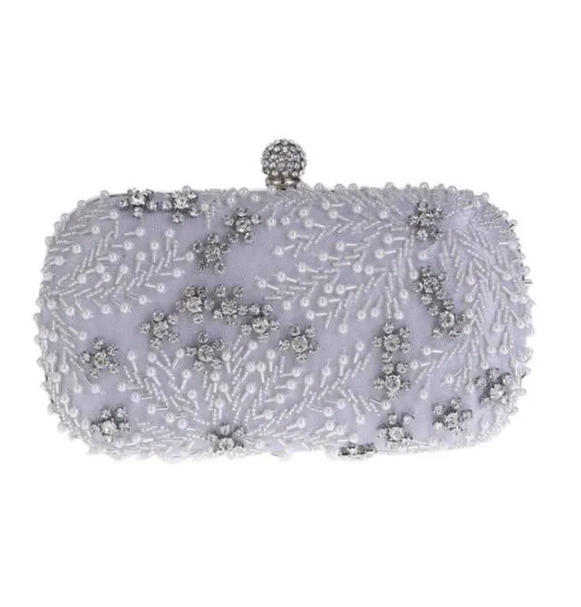 ABERA 2020 women handmade beads diamond clutch wallets silk wedding banquet purse fashion party dinner bags drop LXG945301544
