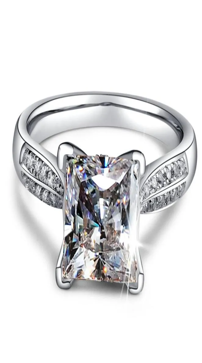 Altações de casamento de alta qualidade Brand Jóias Sona Zirconia Diamond 925 Sterling Silver Noivage Anings for Women3460475