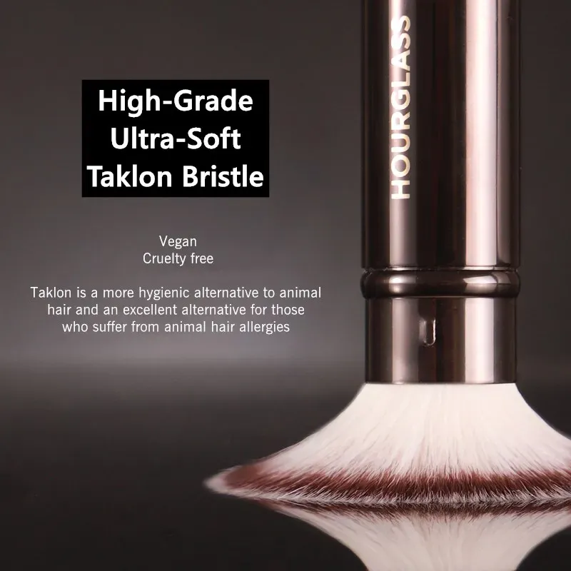 HG Retractable Double-Ended Complexion Makeup Brush - Soft portable foundation blush powder concealer Cosmetics Brush