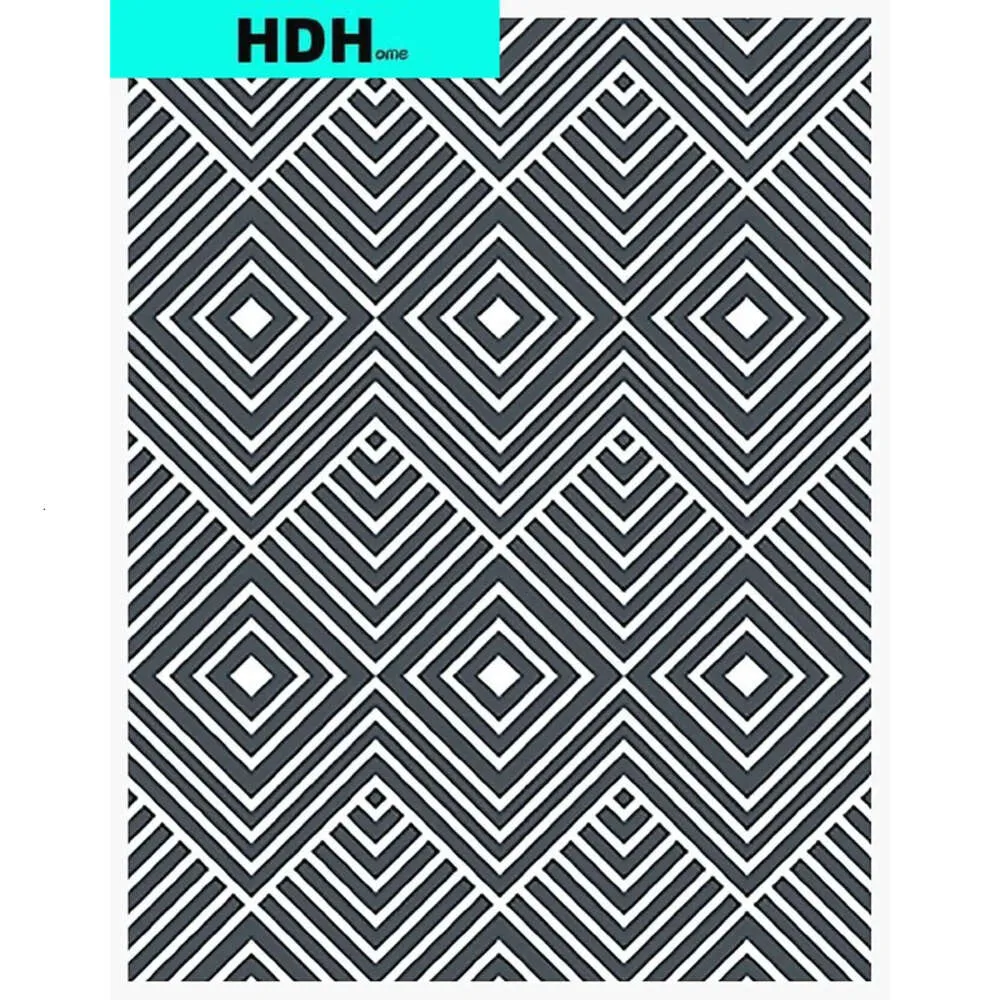 Papel de pantalla adhesivo auto gris Herribo Herringbone Rhombus Blue Peel and Stick Seginas de pared impermeables extraíbles para la decoración 240329 ers