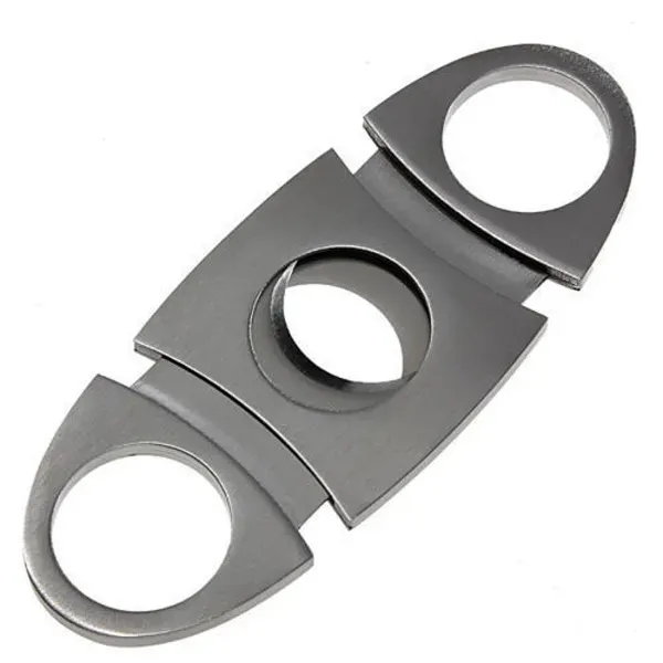 50 X New Pocket Stainless Steel Cigar Cutter Knife Double Blades Scissors Shears Scissor